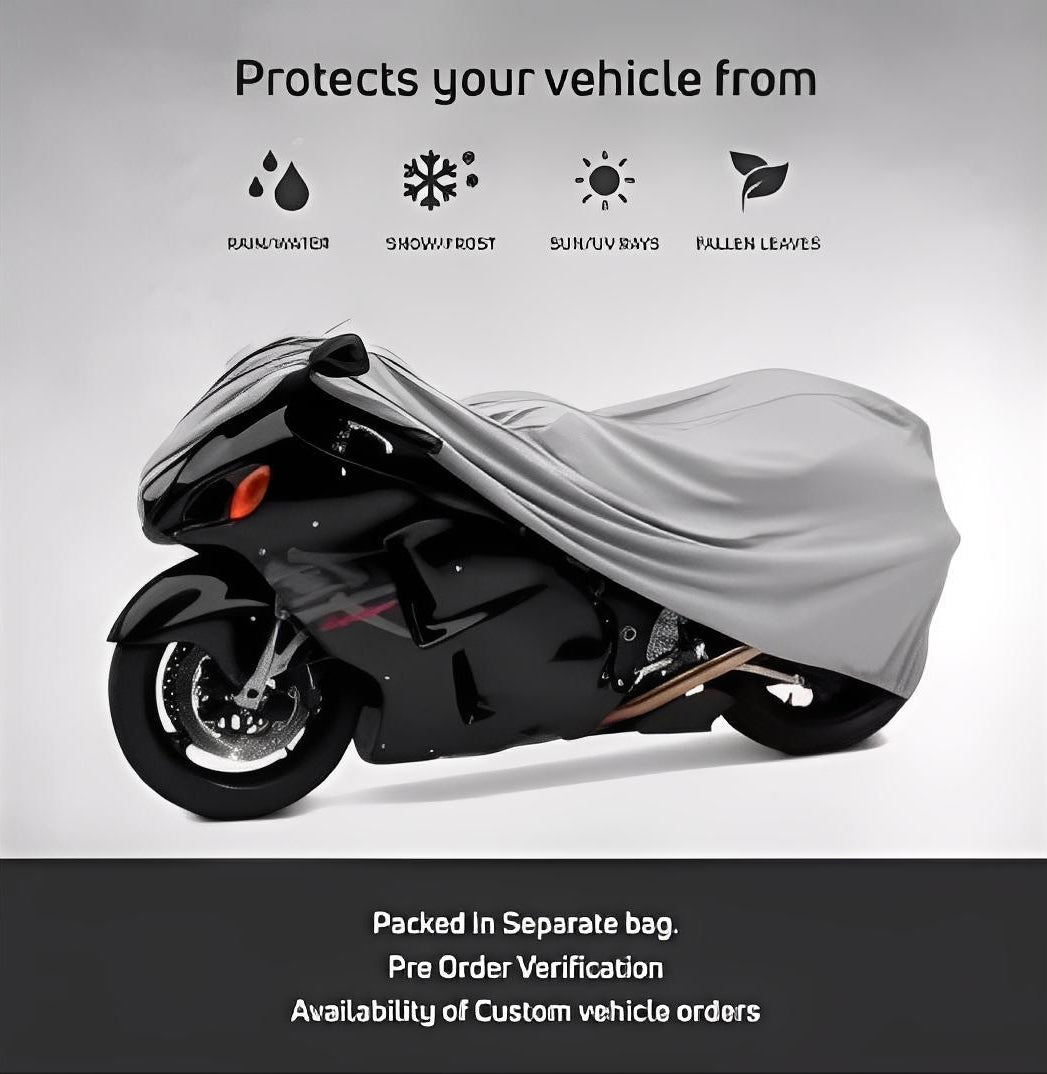 Bike Top Cover – Water & Scratch Proof Parachute – Fits CD70CC and 125CC Bikes (Random color) Bike Top Cover – Water & Scratch Proof Parachute – Fits CD70CC and 125CC Bikes (Random color)