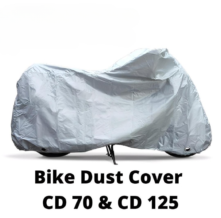 Bike Top Cover – Water & Scratch Proof Parachute – Fits CD70CC and 125CC Bikes (Random color) Bike Top Cover – Water & Scratch Proof Parachute – Fits CD70CC and 125CC Bikes (Random color)