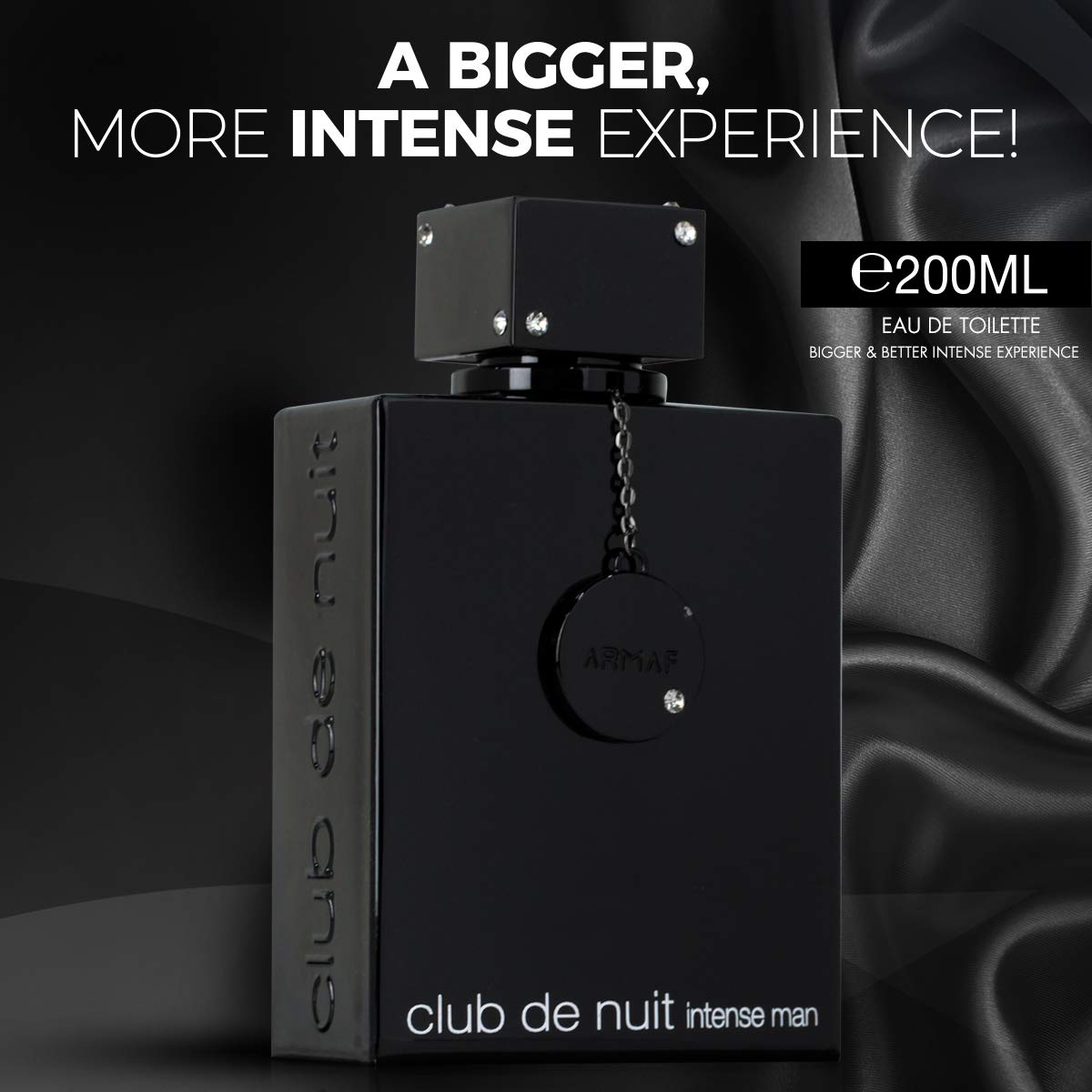 Armaf Club De Nuit Intense for Men Eau de Parfum Spray, 6.8 Ounce / 200 ml Armaf Club De Nuit Intense for Men Eau de Parfum Spray, 6.8 Ounce / 200 ml