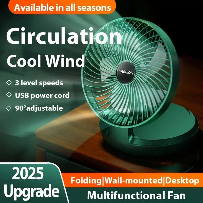 Portable Folding Fan USB Rechargeable Telescopic -3 Speeds Adjustable speed and Height Fan Portable Folding Fan USB Rechargeable Telescopic -3 Speeds Adjustable speed and Height Fan