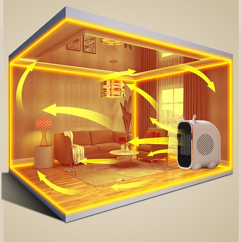 Portable Electric Desk Air Heater for Room - 800W Portable Electric Desk Air Heater for Room - 800W