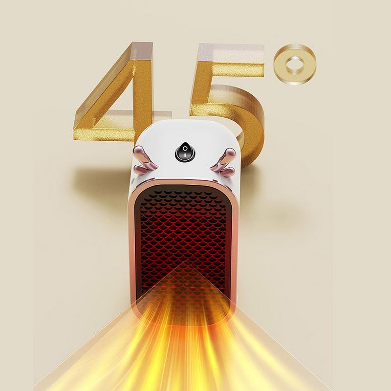 Portable Electric Desk Air Heater for Room - 800W Portable Electric Desk Air Heater for Room - 800W