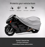 Bike Top Cover – Water & Scratch Proof Parachute – Fits CD70CC and 125CC Bikes (Random color)